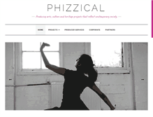 Tablet Screenshot of phizzical.com